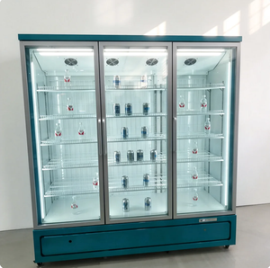 Équipement de réfrigération commercial de haute qualité avec porte vitrée : refroidisseur de boissons, congélateur à glaces et congélateur vitrine profond - Product Image 1