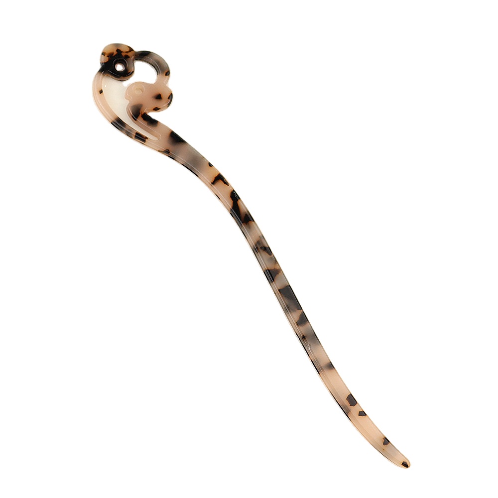 Лидер продаж, цветные мраморные Овен, Акриловые Вилки для волос, модные аксессуары для волос для женщин