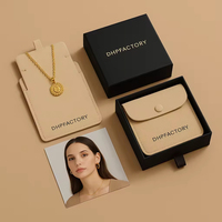 Boîtes à bijoux en papier télescopiques de luxe personnalisées avantage UV sac en carton avec logo personnalisé étui pour emballage de bijoux