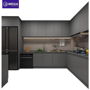 Gabinetes de Cocina Modulares Profesionales, Mármol/Laminado, Diseño Moderno, Tamaños Personalizables, Madera Ecológica, Accesorios Completos - Product Image 1