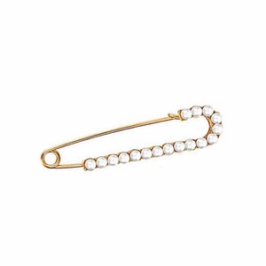 Broche de style Ins, broche personnalisée et polyvalente, broche en perles et strass, corniche de pull, accessoire pour femmes - Product Image 5