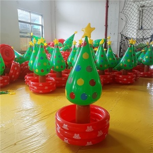 DAMAI Décorations de Noël gonflables en PVC, seau à glace gonflable en forme de sapin, bac à glace pour la décoration de fêtes intérieures et extérieures - Product Image 4