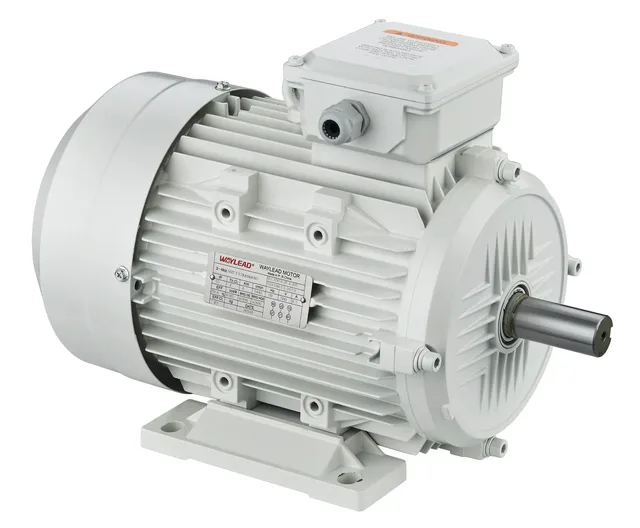Three Phase Induction Electric Motor Driving 0.75kW 1HP 380V 50Hz High Efficiency IE3 Aluminum Housing Industrial Machinery
