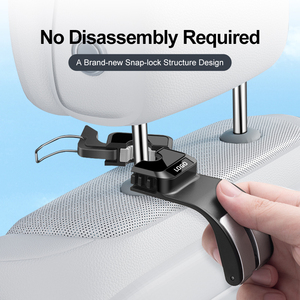 Universal <strong>Car</strong> Seat Back <strong>Hook</strong> - Heavy Duty Plastic, Anti-Scratch, Ideal for Bags &amp; Accessories - Product Image 5