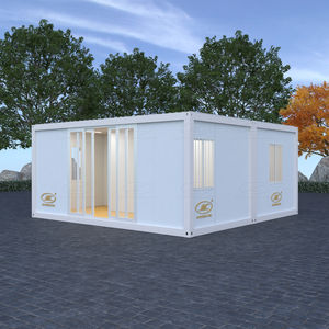 อาคารพาณิชย์สำเร็จรูปสมัยใหม่ขนาด 20 ฟุต สองชั้น แบบถอดประกอบได้ <span class=keywords><strong>บ้าน</strong></span>สำนักงานสำเร็จรูปจากแผงแซนวิชในมาเลเซีย - Product Image 1