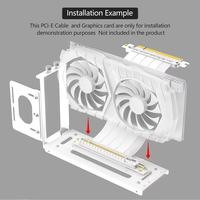 Support de carte graphique pour boîtier PC, pièces de fabrication sur mesure en tôle estampée, support de montage GPU