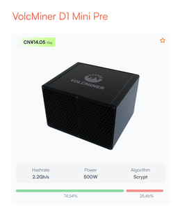 ACTminer pabrik harga Volcminer D1 Mini Pre 2.2gh/s 500w penggunaan rumah Ltc Doge Mining Rig prosesor Data komputer - Product Image 6