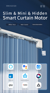 ミニスマートカーテンモーターTuya Wifi/<span class=keywords><strong>zigbee</strong></span>/Ewlink/バッテリートラックキットAmazon Alexa/Googleアシスタント付きホームおよびオフィス用 - Product Image 2