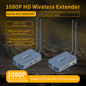 WiFi genişletici 250M 4K 1080P kablosuz HDTV için verici alıcı tak oyna otomatik FM Dual-band anten Video ses - Product Image 3