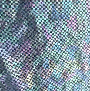 Tissu holographique à damier bronzé 100% polyamide, tissu fluorescent, tissu de gaze brillant et coloré pour la décoration de scène et de mariage - Product Image 5