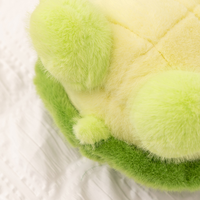 Animaux de la tortue aux cheveux verts aux grands yeux Fabricant de jouets en peluche Animal en peluche Jouets pour bébés Cadeaux d'anniversaire Oreillers de lit Jouets pour l'heure du coucher