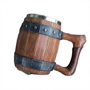 Natural Horn Beer Mug Polished Waterproof Animal Design Traditional Handmade Viking Style Drinkware - Product Image 1