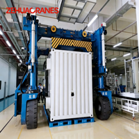 Nouveau transpalette intelligent à pneus en caoutchouc 2026, 35T/40T/45T, contrôlé par PLC, avec moteur télescopique automatique