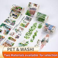 Ruban adhésif décoratif pour scrapbooking en PET mat prédécoupé avec impression numérique HD personnalisée