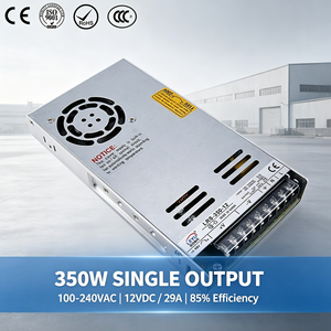 LRS-350 ซีรีส์ 350W แหล่งจ่ายไฟแบบสวิตชิ่งในตัว 3.3V/4.2V/5V/12V/15V/24V/36V/48V ช่องจ่ายไฟเดี่ยว พัดลมในตัว ขนาดบาง 30 มม. <span class=keywords><strong>1U</strong></span> - Product Image 1