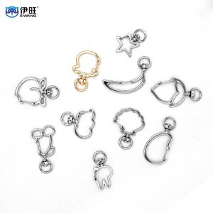 Ewang - Accesorios para Hacer Joyas y Manualidades, Llaveros para Bolsos, Clip Giratorio de Metal, Gancho de Seguridad, Anillo para Llaves - Product Image 5