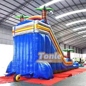 Hot Sale Blue Crush Water Slides Backyard Inflatable Commercial Water Slide For Kids