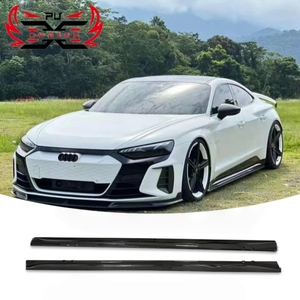 Minigonne laterali in fibra di carbonio a secco stile FD, kit carrozzeria per <span class=keywords><strong>Audi</strong></span> <span class=keywords><strong>E</strong></span>-Tron <span class=keywords><strong>GT</strong></span>, tuning esterno per prestazioni da corsa - Product Image 1