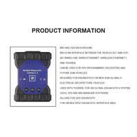 Interface de diagnostic automobile WiFi MDI MDI2 pour outil de communication de véhicule GM OBD2, outil de diagnostic automobile pour ateliers de réparation automobile
