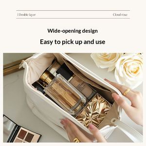 Nouvelle Trousse de Toilette et Maquillage 2026 en Forme de Nuage, Résistante à l'Eau, avec Poignée Souple, Portable, Grande Capacité pour Cosmétiques - Product Image 4