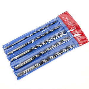 Juego de brocas endurecidas extendidas de 5 piezas para taladrado de madera, sierra perforadora y escariador manual para carpintería transfronteriza - Product Image 1