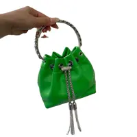 2022 Shenglu Real Factory Brand secchiello di lusso con strass borsa New Lady marchiato diamante Tote moda Bling Bling borse
