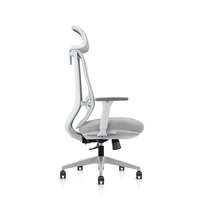 Chaise de bureau ergonomique intelligente Hera, design moderne en maille avec soutien lombaire pour la maison ou le bureau