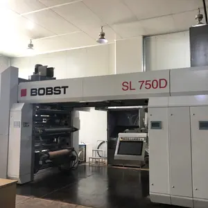 Second hand 8 colors gravure printing machine with drop roller