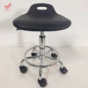 Tabouret de laboratoire antistatique ESD en PU souple, ignifuge et imperméable Antluplus – Chaise de laboratoire, chaise d'école, tabouret industriel, Sillas - Product Image 2