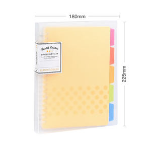 Colorful PVC PP Waterproof A6 A5 A4 Spiral Cover School Planners Journal <b>Notebook</b> for Loose Leaf Sheets - Product Image 3