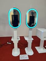 Stand photo portable le plus vendu pour mariages et fêtes, compatible iPad/appareil photo reflex numérique avec imprimante intégrée