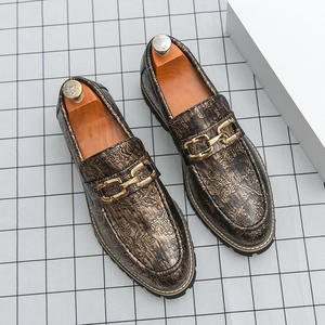 Nuevos Zapatos Oxford de Cuero para Hombre, Estilo Británico Casual de Lujo, Hechos a Mano, Impermeables, Color Verde Perenne, Cerrados, Sin Cordones, Formales, para Boda u Oficina - Product Image 6