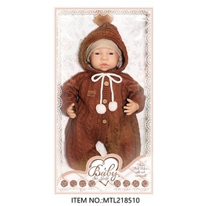 Nuevo Modelo de Muñeca de Silicona para Bebés <span class=keywords><strong>que</strong></span> Bebe Leche, Llora y Ríe, Muñeca Funcional de 20 Pulgadas para Niños, Certificada por la EN71 - Product Image 3
