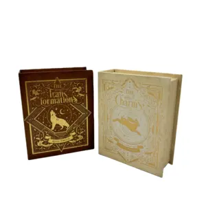 家の装飾のための開いた偽の装飾的な本の印刷現代の装飾的な本収納ボックスの本