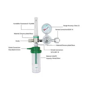 Produzione di centec misuratore di flusso di ossigeno montaggio a parete 1-15LPM per cilindro