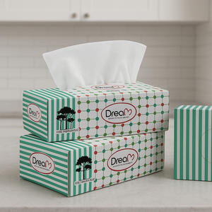 Mouchoirs en papier 2 plis en pâte de bois vierge, boîte souple, fabricant OEM pour usage domestique, marque personnalisée, échantillon gratuit disponible - Product Image 5