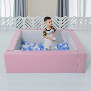 Ensemble de piscines à balles en mousse Tangram sensorielles éducatives précoce pour équipement de jeu intérieur pour enfants, favorisant le développement des enfants - Product Image 6