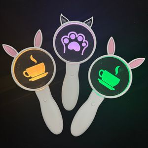 Acrylic Glow <b>Stick</b> <b>Light</b> Up Sign For Fan Support Concert Cheer Props RGB Color Plastic Body - Product Image 1