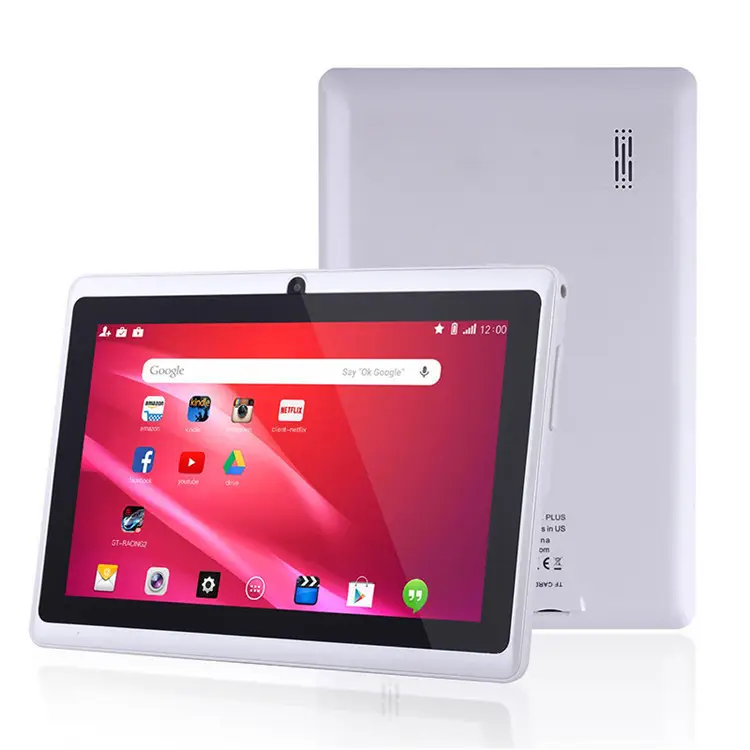 Fabrika doğrudan ucuz Q88 Wifi tabletler Allwinner A33 1.3GHz 512mb 4gb 7 inç eğitim Tablet çocuklar için çocuk