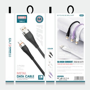 Câble de charge rapide type C vers Lightning 120W PD, charge ultra rapide pour Huawei Apple, matériau TPE, option multicolore - Product Image 3