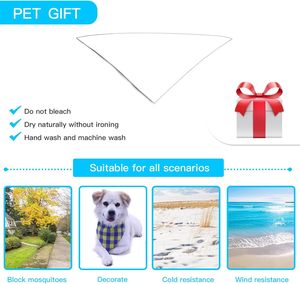 סיטונאי צבע מוצק כלב בנדנה משולש רך מגבת רוק עם עיצוב מותאם אישית משלך - Product Image 5