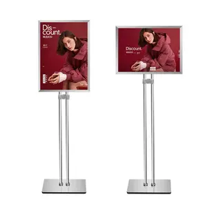 Hochwertiger freistehender Bildeinführ stil Light Box Commercial Display Stand