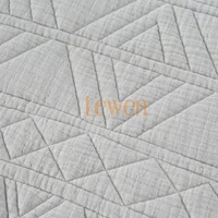Ensemble de literie léger matelassé 3 pièces en microfibre avec rembourrage en polyester pour chambre à coucher toutes saisons