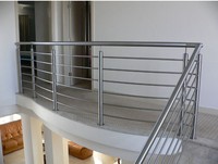 Hauteur Standard 304/316 en acier inoxydable balustrade main courante garde-corps