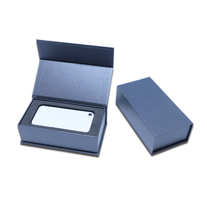 Caja de embalaje móvil con logotipo impreso para teléfono móvil, embalaje electrónico de cartón con papel recubierto, color negro, OEM - Product Image 6