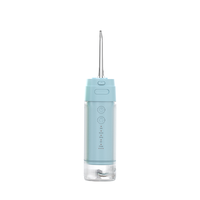 Mini Hydropulseur Portable Étanche IPX7 avec Réservoir Amovible de 180 ml, Batterie de 1600 mAh, Type-C