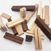 Support de notes adhésives en bois de hêtre massif personnalisé, présentoir de cartes de bureau, bloc de mémo en bois, support de photos et calendriers pour table de bureau