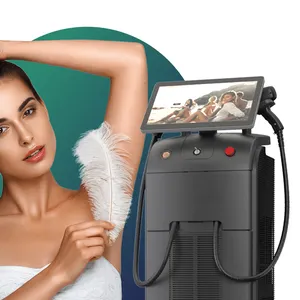 Professional Ice Painless 755 808 1064 Lufenbeauty Diode Laser Hair Removal For Women Permanent Machine