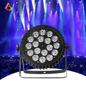 AICPOSE - Oferta Especial: Foco LED Par Plano DMX para Escenario, 18 unidades, 12W, 15W, 18W, 4 en 1, 5 en 1, 6 en 1 - Product Image 1