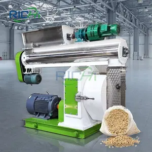 RICHI 3-4 T/H Animal Poultry Chicken Feed Mill Pellet Extruder for Sale